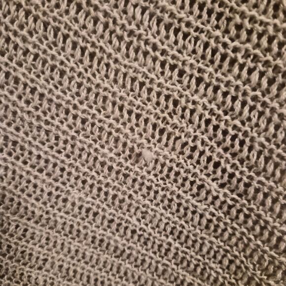 Eileen Fisher Asymmetrical Mesh Poncho One SizePhotos. READ - Picture 6 of 6